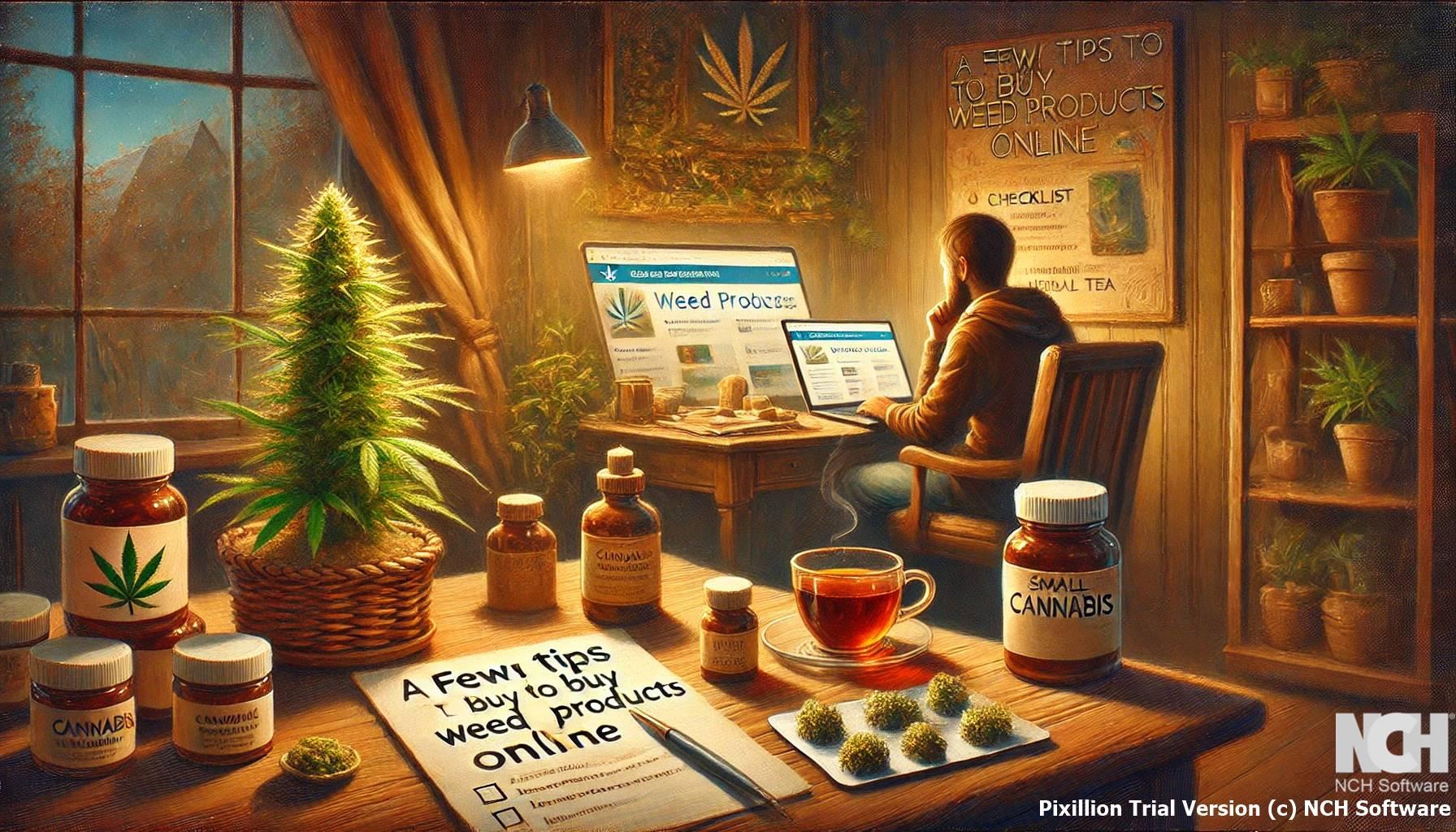 A few tips to buy weed products online