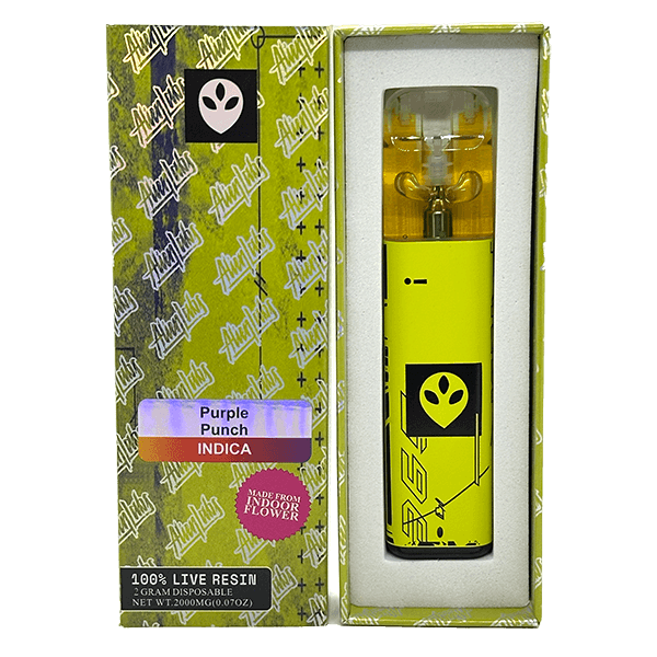 buy alienlabs purple punch disposable cannabis vape online