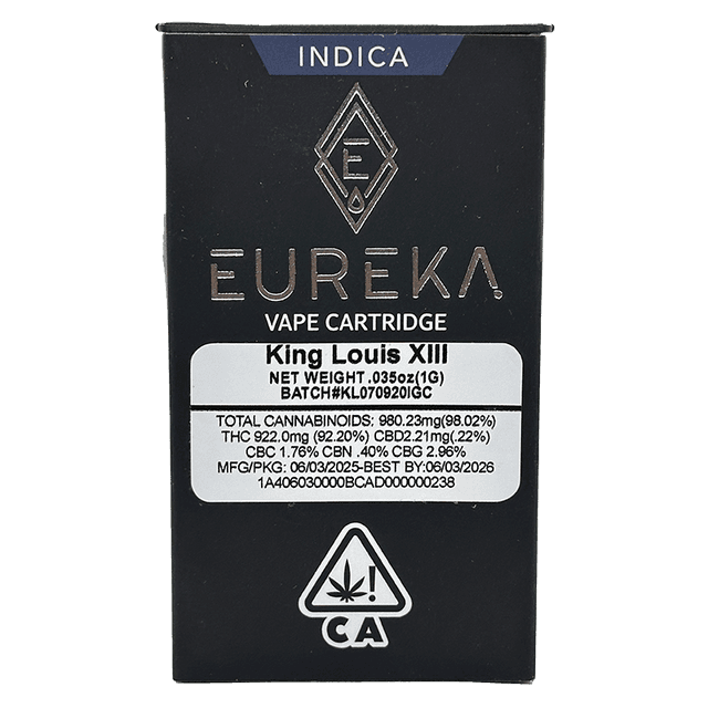 buy eureka king louis thc cart online 