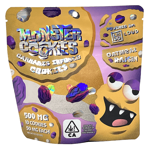 buy monster cookies oatmeal raisin cannabis edibles online