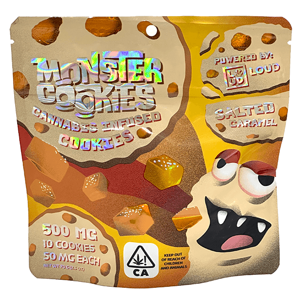 buy monster cookies salted caramel cannabis edibles online