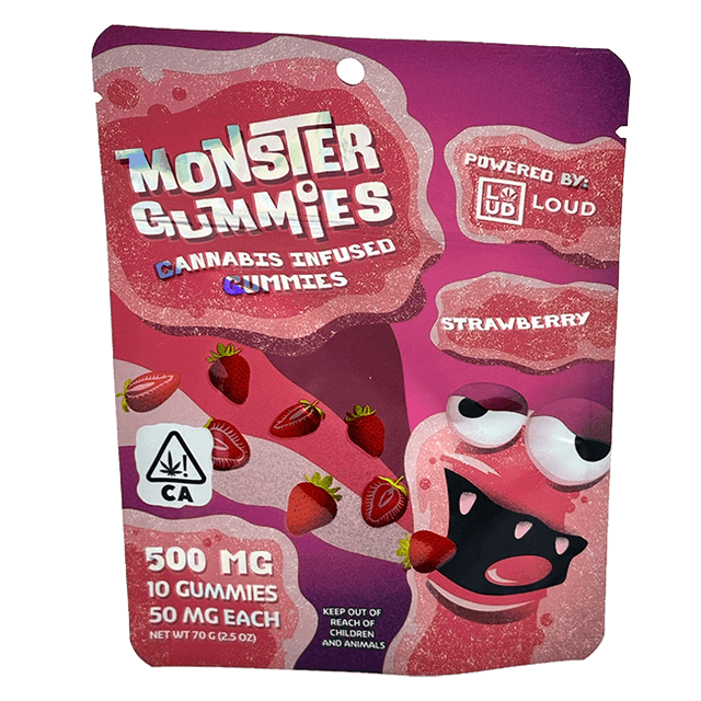 buy monster gummies strawberry cannabis edibles online