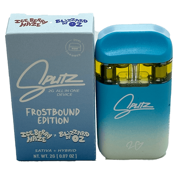 buy splitz ice berry haze x blizzard of oz disposable cannabis vape online